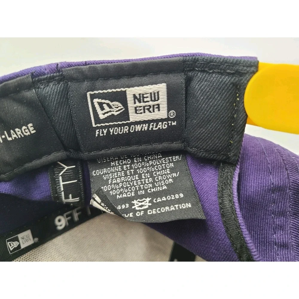 Los Angeles Lakers Iron Man Marvel New Era‎ 9Fifty Snapback Hat Cap NBA Purple